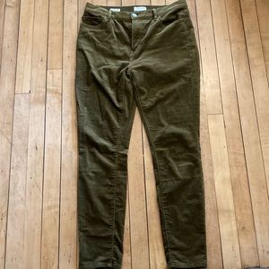 Loft High Rise skinny Corduroys